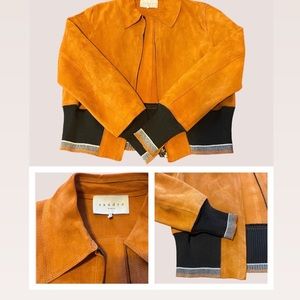 **SOLD** SANDRO Suede Bomber